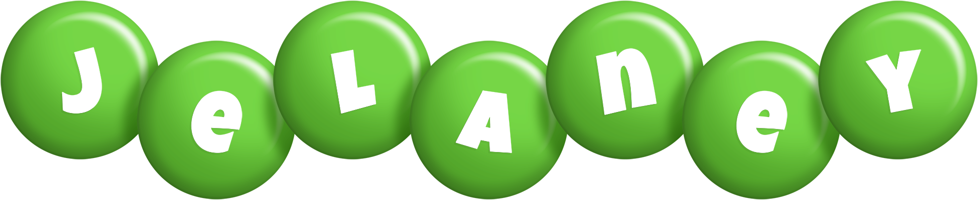 Jelaney candy-green logo