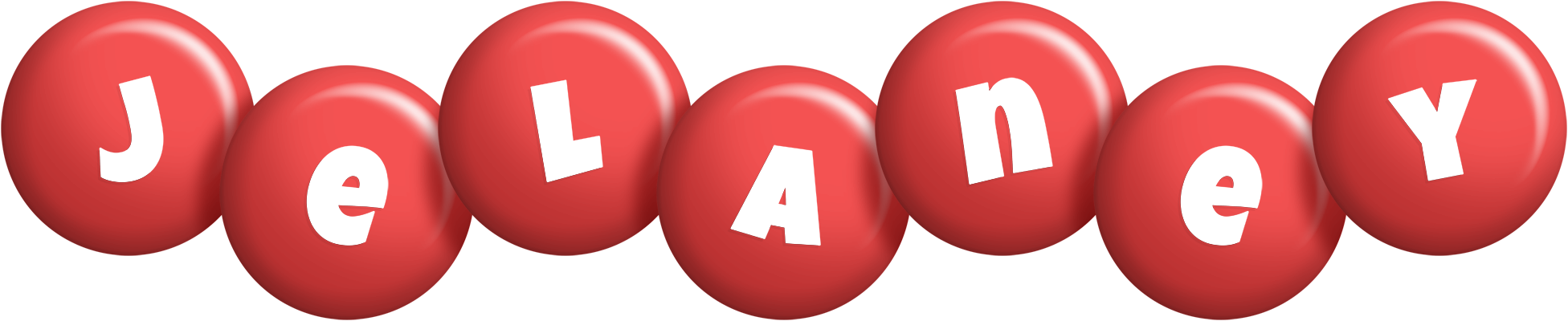 Jelaney candy-red logo