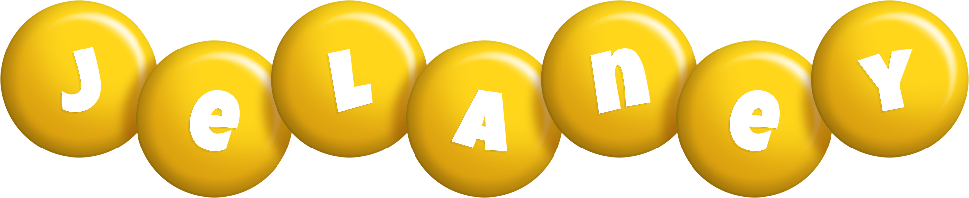 Jelaney candy-yellow logo