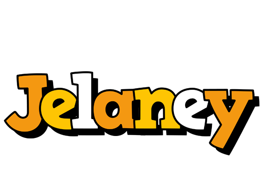 Jelaney cartoon logo