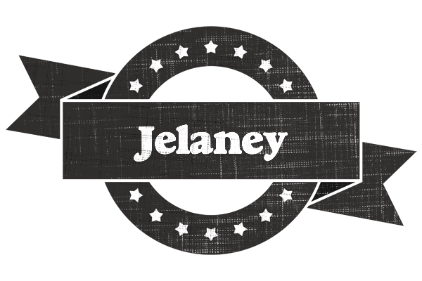 Jelaney grunge logo