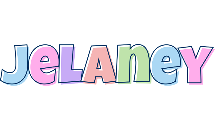 Jelaney pastel logo