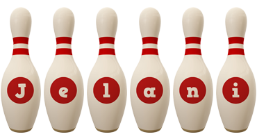 Jelani bowling-pin logo