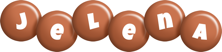 Jelena candy-brown logo