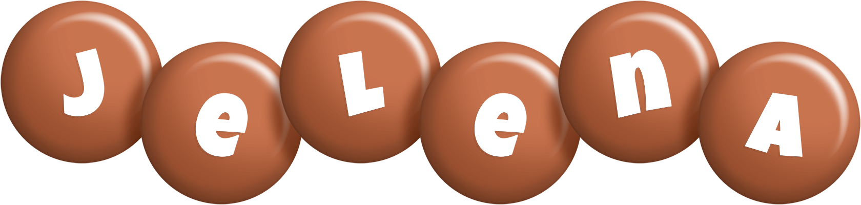 Jelena candy-brown logo