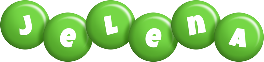 Jelena candy-green logo