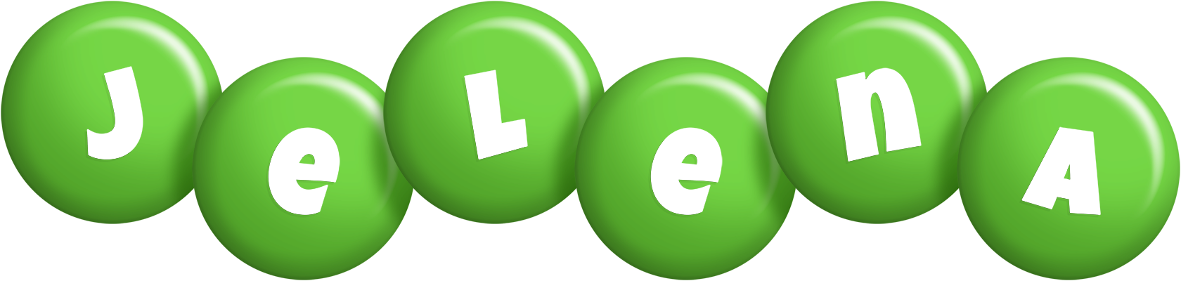 Jelena candy-green logo