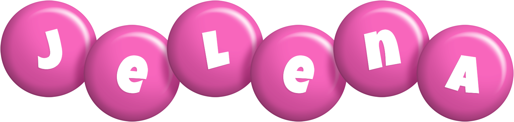 Jelena candy-pink logo
