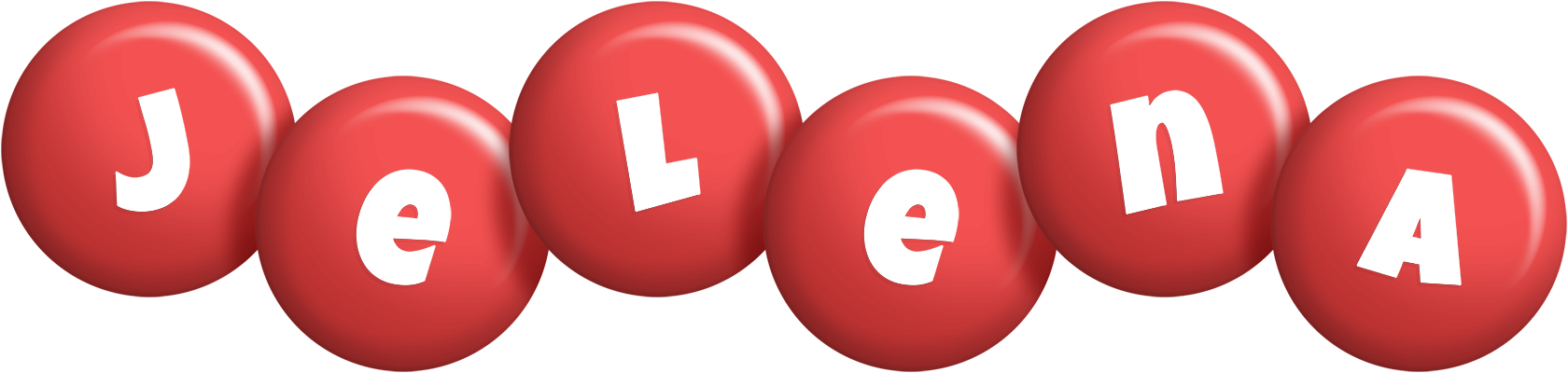Jelena candy-red logo
