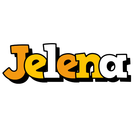 Jelena cartoon logo