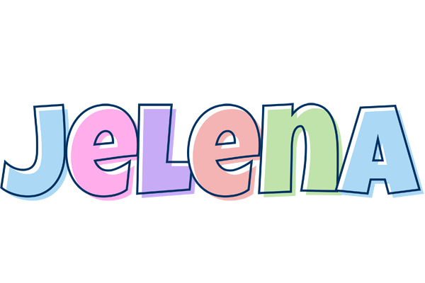 Jelena pastel logo