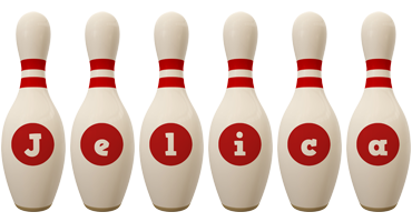 Jelica bowling-pin logo