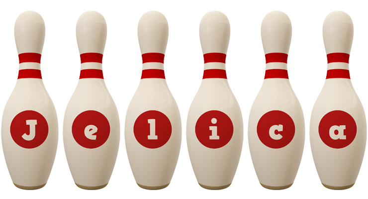 Jelica bowling-pin logo
