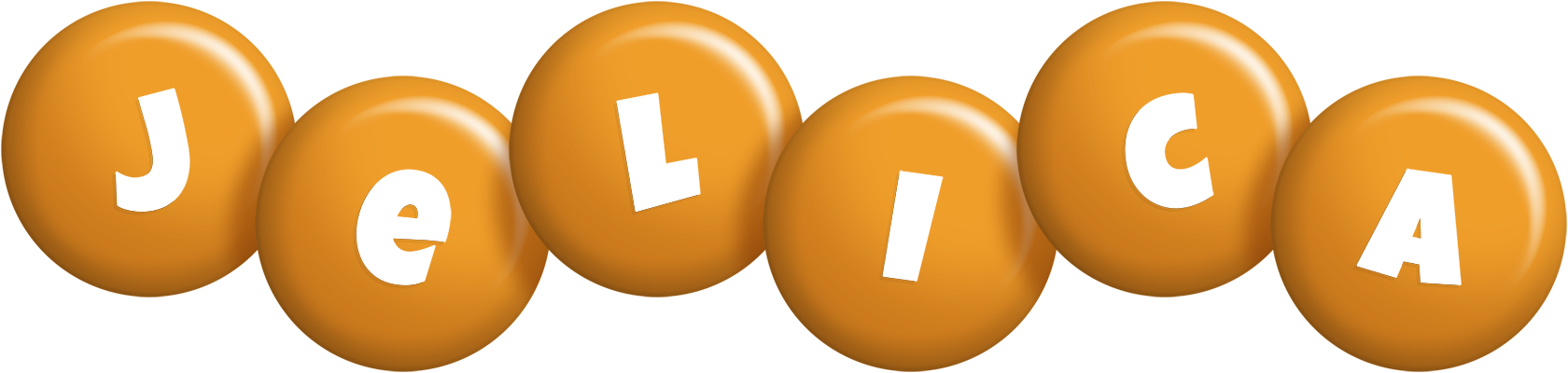 Jelica candy-orange logo