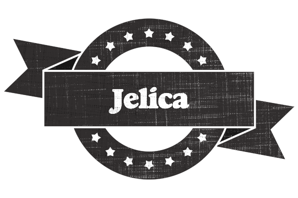 Jelica grunge logo