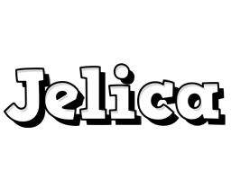 Jelica snowing logo