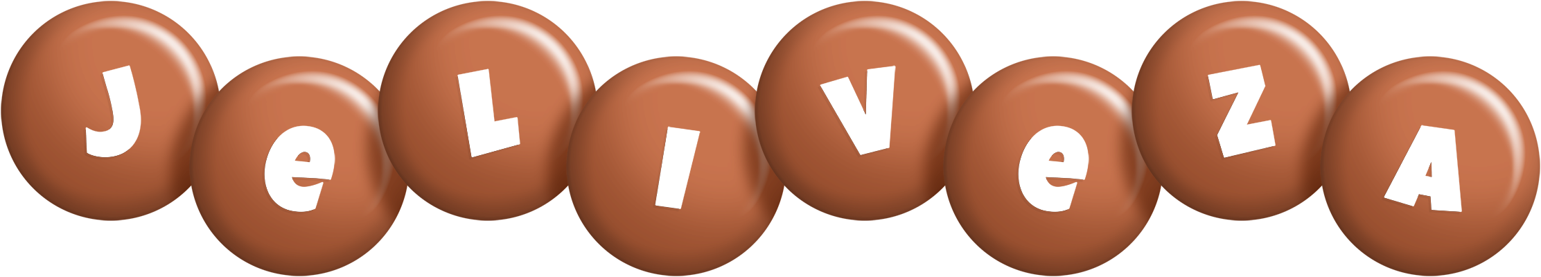 Jeliveza candy-brown logo