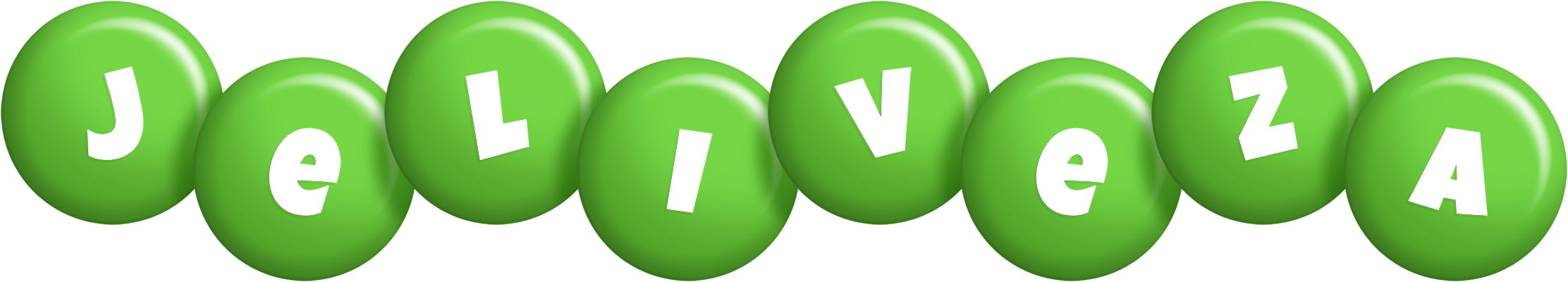 Jeliveza candy-green logo