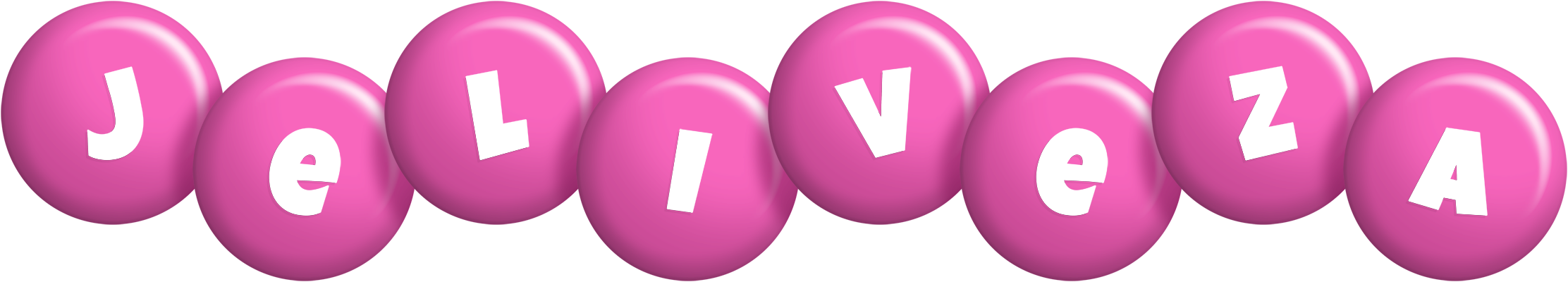 Jeliveza candy-pink logo