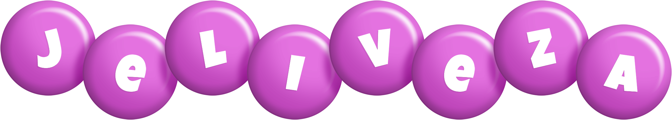 Jeliveza candy-purple logo