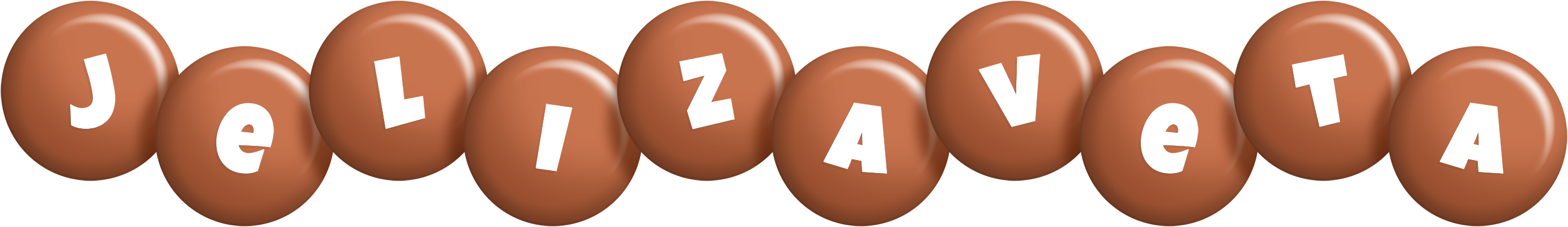 Jelizaveta candy-brown logo