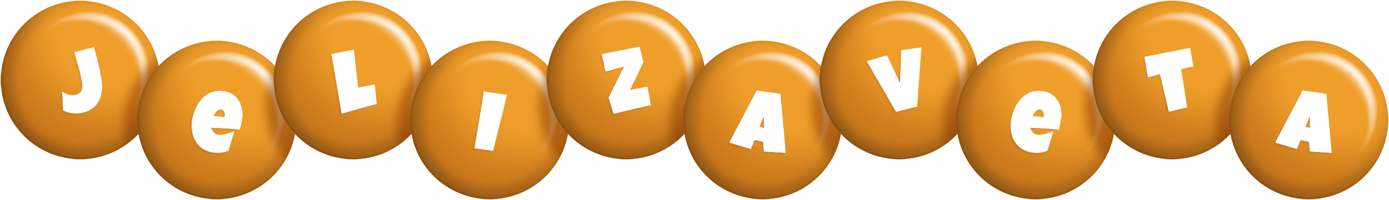 Jelizaveta candy-orange logo