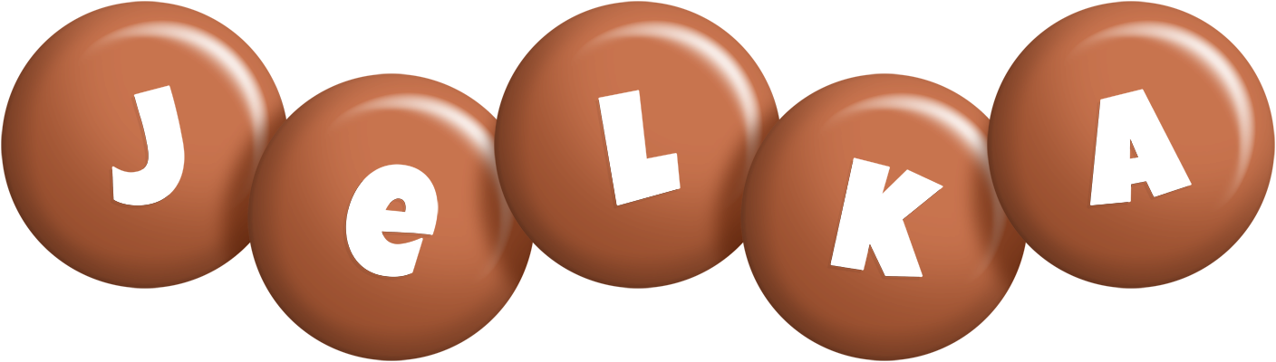 Jelka candy-brown logo