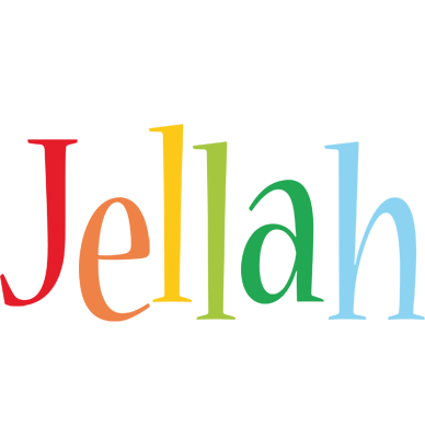 Jellah birthday logo