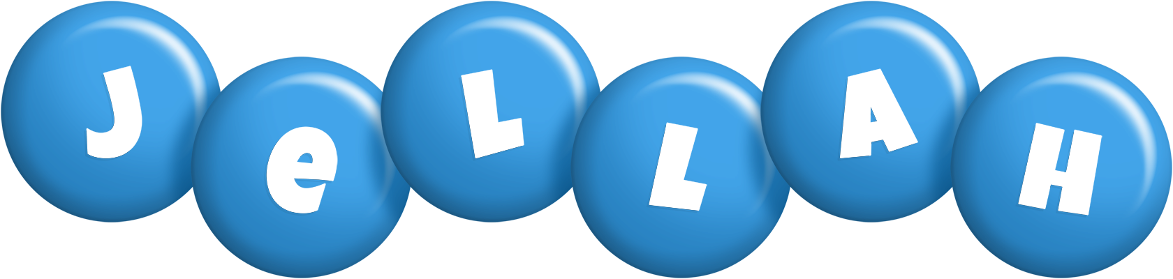 Jellah candy-blue logo