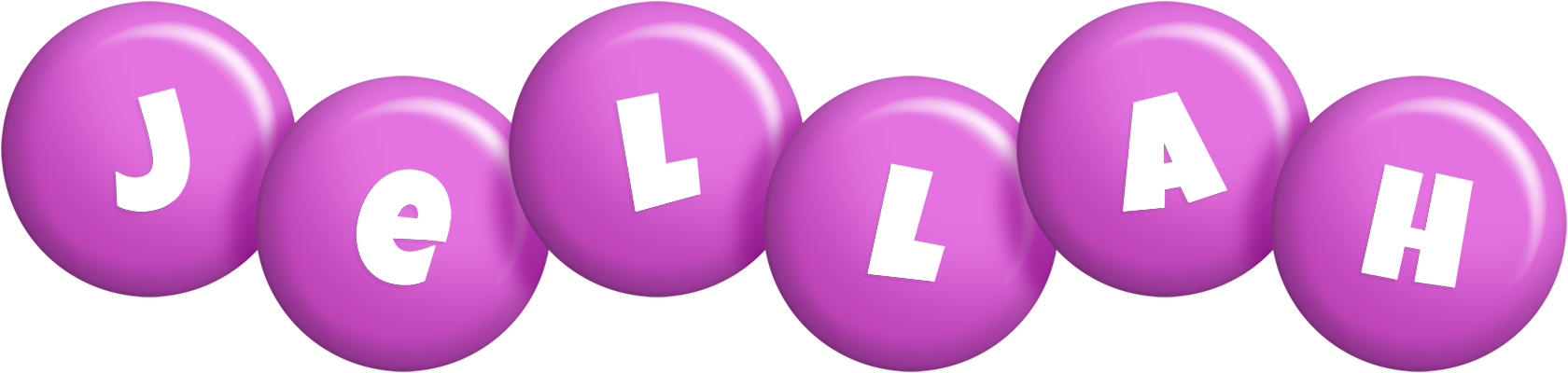 Jellah candy-purple logo