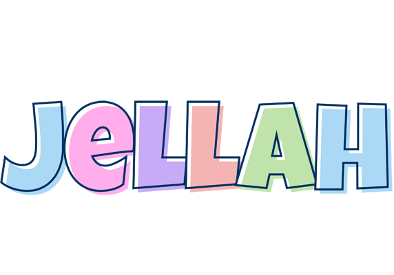 Jellah pastel logo