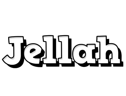 Jellah snowing logo