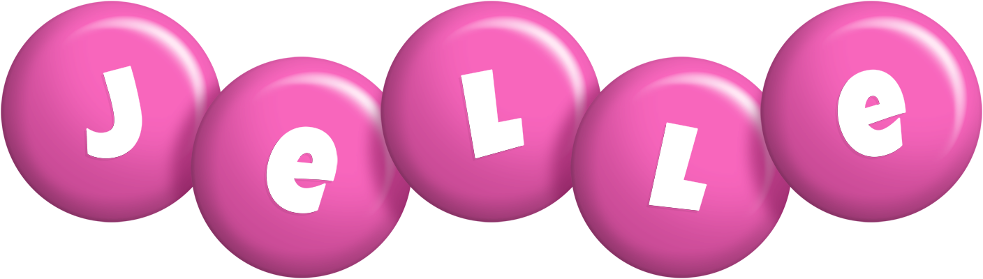 Jelle candy-pink logo