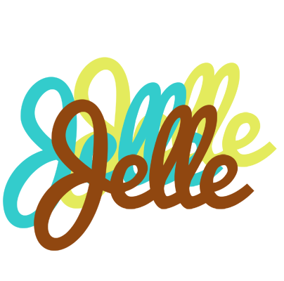 Jelle cupcake logo