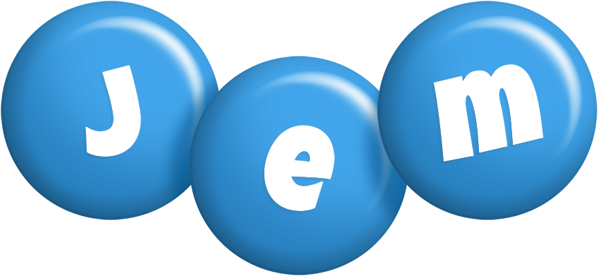 Jem candy-blue logo