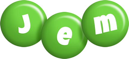 Jem candy-green logo