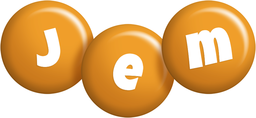 Jem candy-orange logo