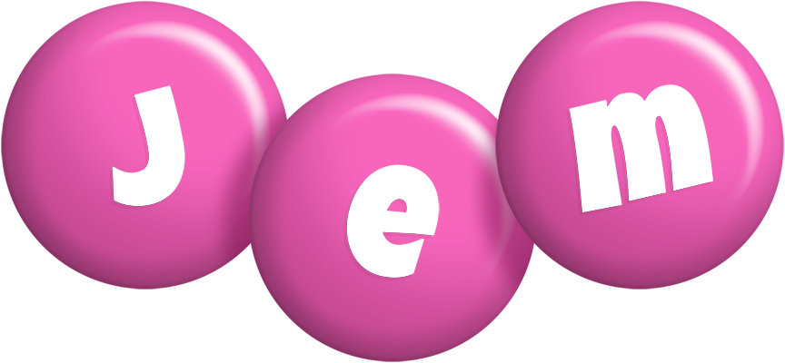 Jem candy-pink logo