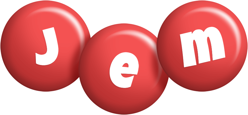 Jem candy-red logo