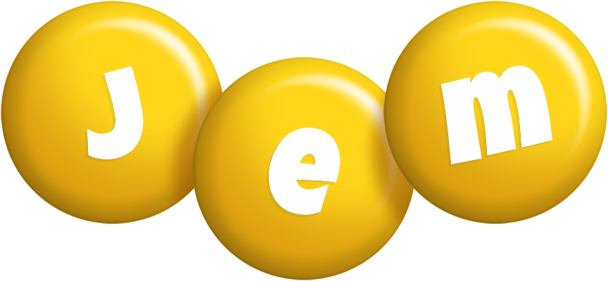 Jem candy-yellow logo
