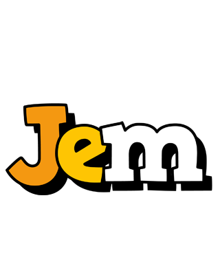 Jem cartoon logo