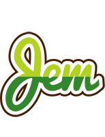 Jem golfing logo