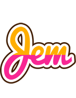 Jem Logo Name Logo Generator Smoothie Summer Birthday Kiddo Colors Style