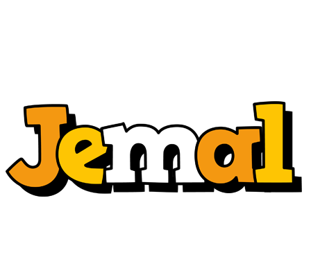 Jemal cartoon logo