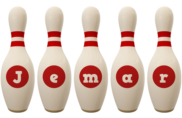 Jemar bowling-pin logo