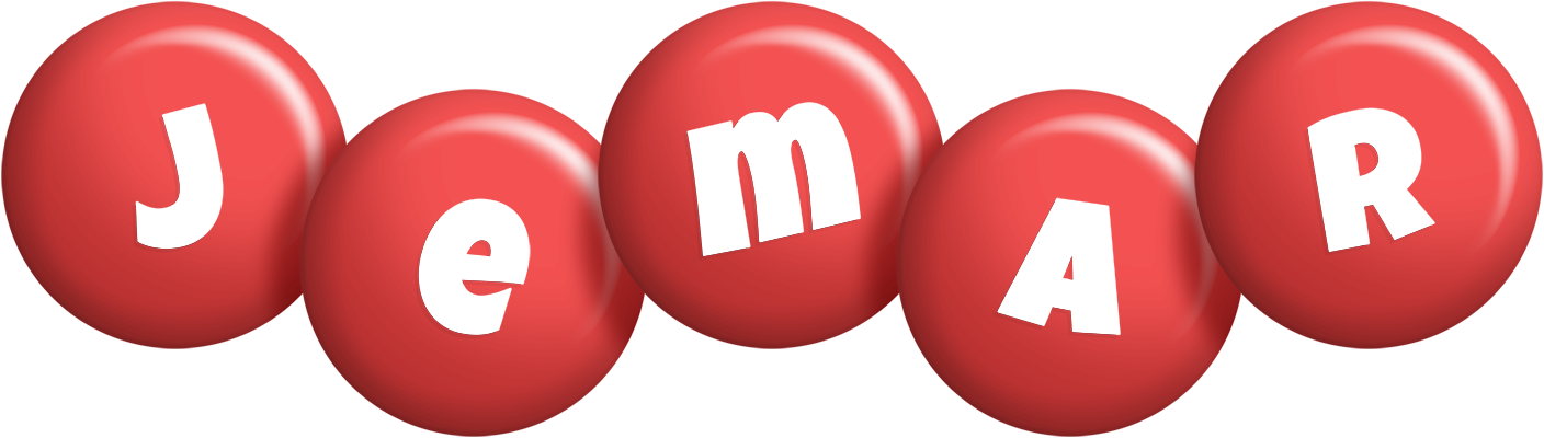 Jemar candy-red logo