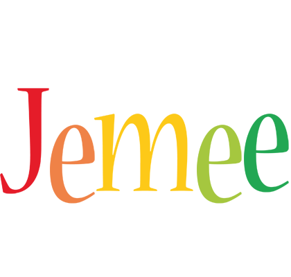 Jemee birthday logo
