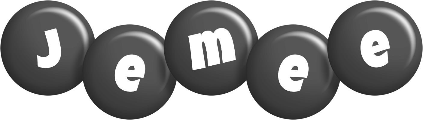 Jemee candy-black logo