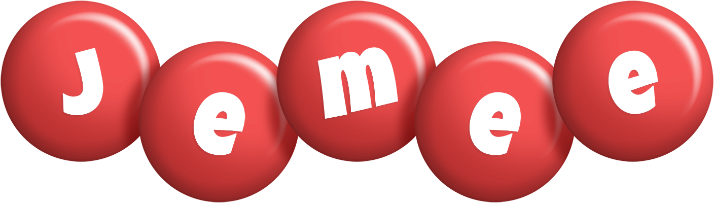 Jemee candy-red logo