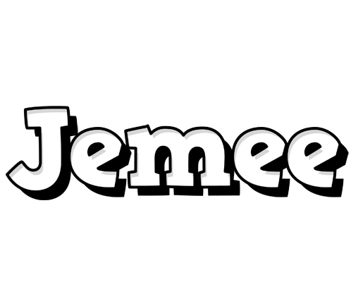 Jemee snowing logo